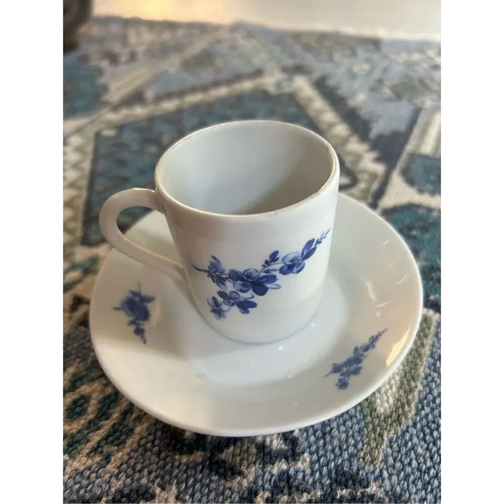 French Violets Cup & Saucer